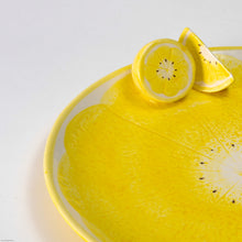Load image into Gallery viewer, Platon Amarillo Diseño de Limones
