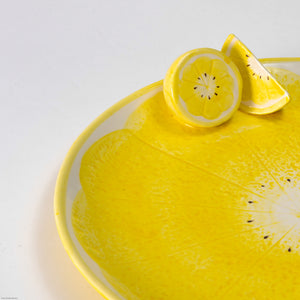 Platon Amarillo Diseño de Limones